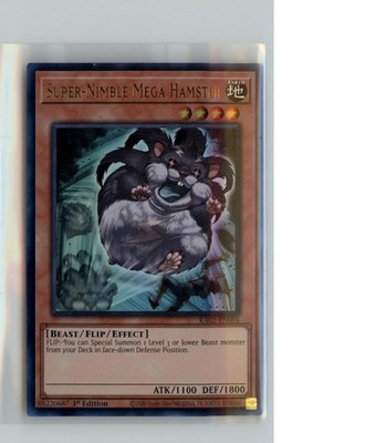 Super-Nimble Mega Hamster (UR) 1st Edition Rarity Collection II RA02-EN004 NM