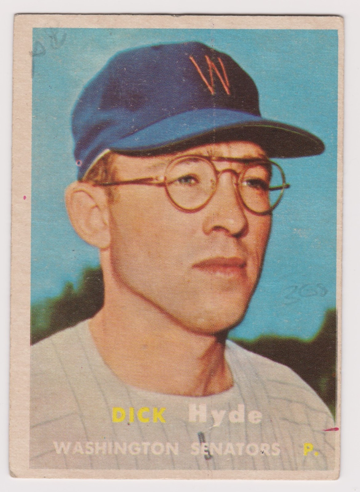1957 Topps - Dick Hyde #403 (RC)