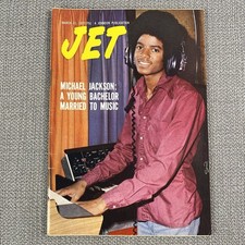 MICHAEL JACKSON JET Magazine March 31 1977 Bachelor - Black Americana Rare