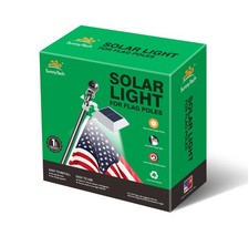 Solar Power Flag Light Auto Active for Flagpole Lighting
