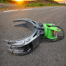 59" Hydraulic Rotating Log Grapple Attachments for 307-308 Excavators with Brake