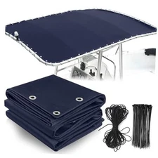 Boat T top Canvas Replacement with Storage Bag 900D Heavy Duty Waterproof T 