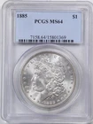 1885 $1 Morgan Silver Dollar MS64 PCGS 15801369