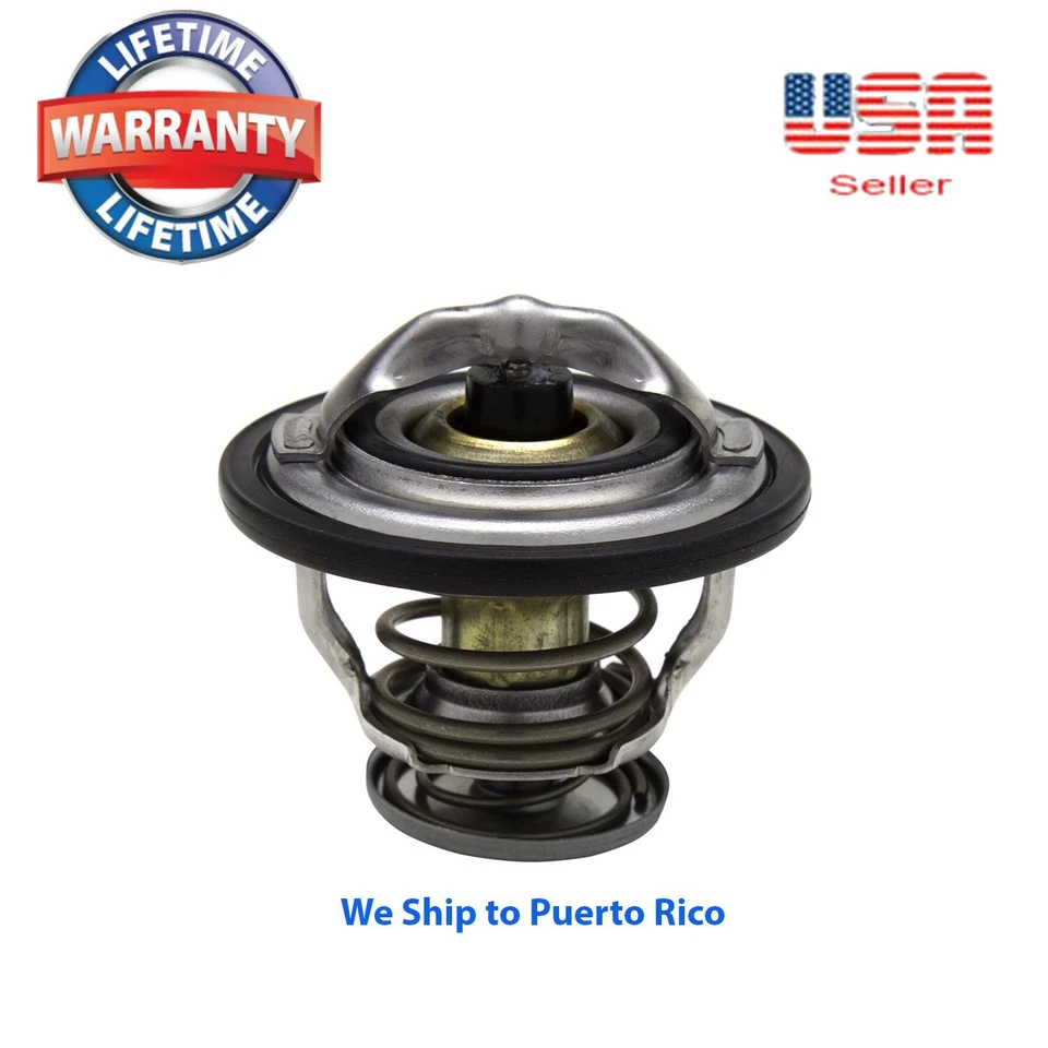 Par de kit termostato delantero y trasero de 185 y 180 grados para camioneta GM Duramax Foto 2 de 3