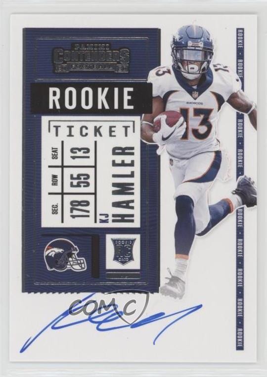 2020 Panini Contenders RPS Variation /243 KJ Hamler #119 Rookie Auto RC u9i