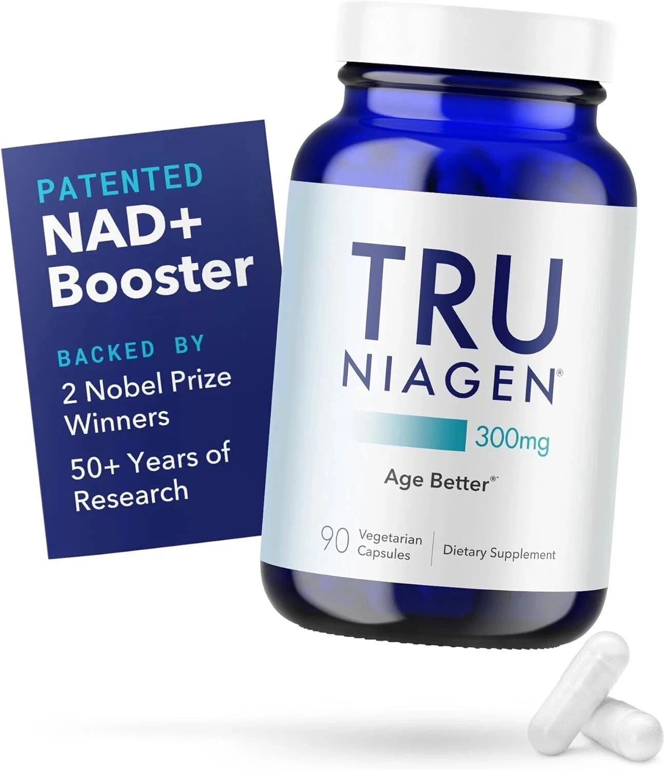 TRU Niagen 300mg NAD+ Booster 90 CAPS NEW/SEALED  free shipping!