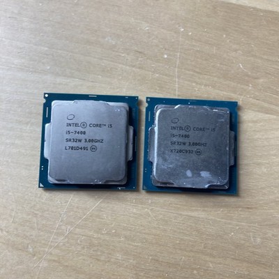 Lot Of 2 Intel Core i5 7400 CPU Processor SR32W 4 Core Quad Core 3.0GHz