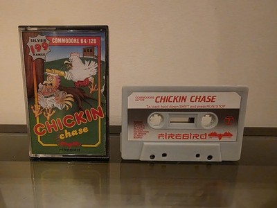 Chickin Chase - Firebird - Commodore 64 - C64 Kassette - alternatives Design 