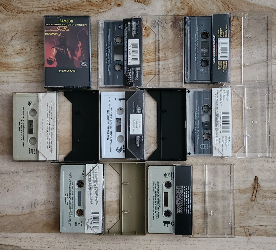 Metal & Hard Rock Vintage Cassette Collection LOT (x8) - Image 4 of 4
