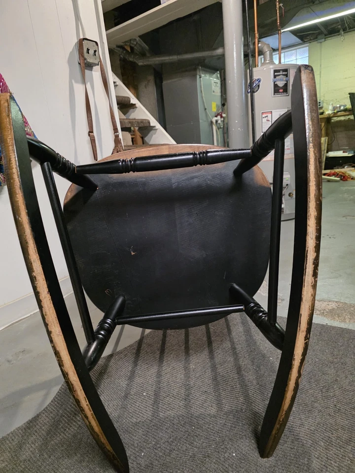 **AUTÉNTICA VERIFICADA** Mecedora Hitchcock Hitchcocks-ville, Conn. Garantizado (R) Foto 2 de 4