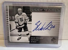 Sean Walker Auto Signed 2021-22 SP Authentic Los Angeles Kings
