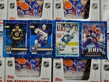 2025-26 Topps NHL Stickers (1-800) Blue Foil /100 - YOU PICK *******************