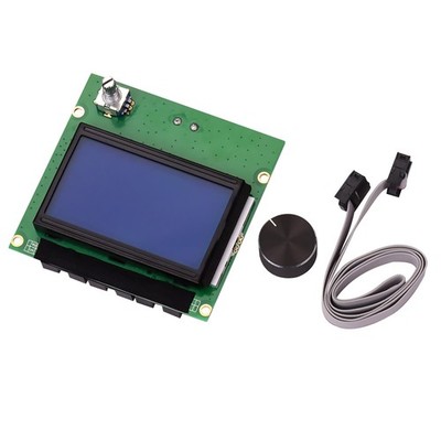 LCD Display Screen Replace Kit W/ Cable For Creality Ender 3 / 3 Pro 3D Printer