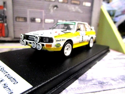 AUDI Quattro Sport Rallye Manx GB 1985 #6 Wilson Harris Shell RRuk24 Trofeu 1:43 - Bild 1 von 4
