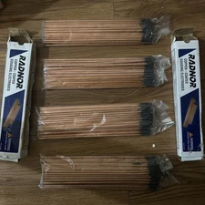 LOT OF 200 PIECES radnor  copper coated electrodes 64002222 3/16 x 12