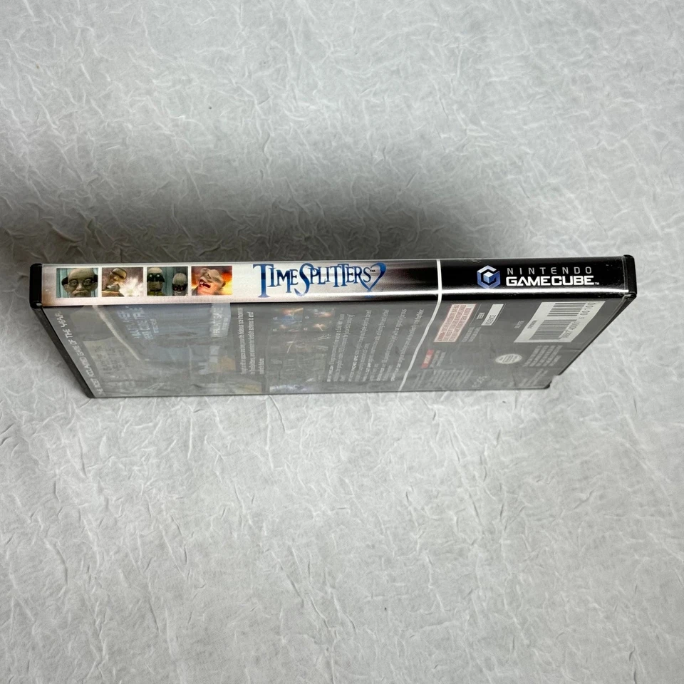 TimeSplitters 2 (Nintendo GameCube, 2002) CIB Complete w/ Manual – Tested Works - Image 2 of 4