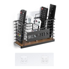 Remote Control Holder, 5-Slot TV Remote Holder Wall Mount, Universal Remote C...