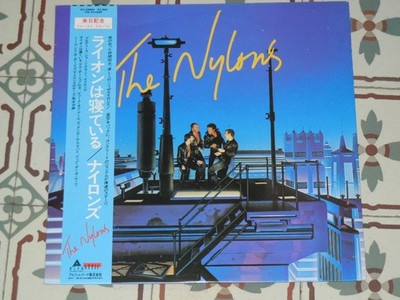 THE NYLONS - Self titled LP JAPAN 1982 + OBI MINT + LYRICS INSERT A Capella