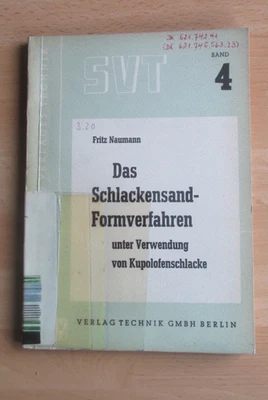Buch Schlackensand Formverfahren Verwendung Kupolofenschlacke Wirtschaftlichkeit - Bild 1 von 4