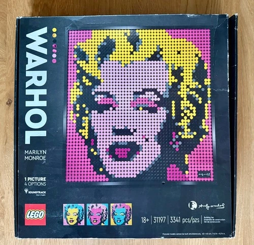LEGO ART Warhol MARILYN MONROE Boxset 31197 NEW NIB Sealed Ages 18+ Retired 2020