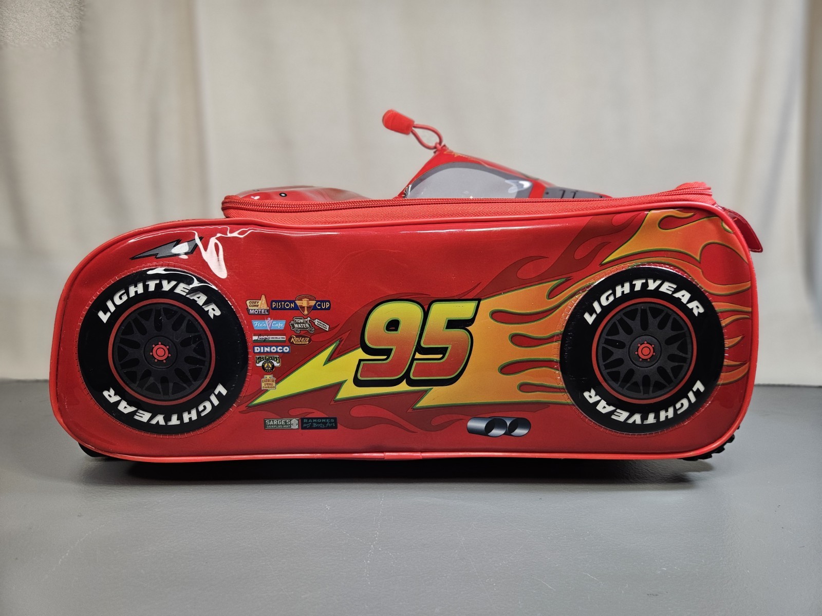 Disney Pixar Cars Lightning McQueen Niños 3D Rodante Maleta de Viaje Equipaje