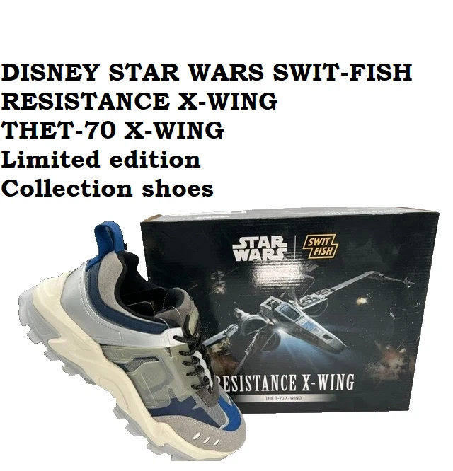 DISNEY STAR WARS SWIT-FISH RESISTANCE X-WING UNISEX MEN SZ 1011 WOMEN SHOES NEW
