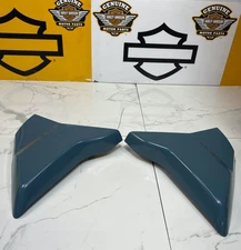 OEM 09-26 Tri Glide Freewheeler RG3 Trike Side Covers Fairings Shark Skin Blue