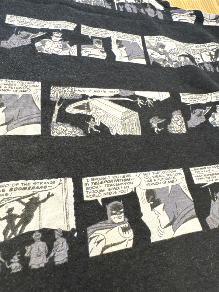 Batman Comic Strip Racerback Tank Top Womens Small Black DC Comics | eBay
