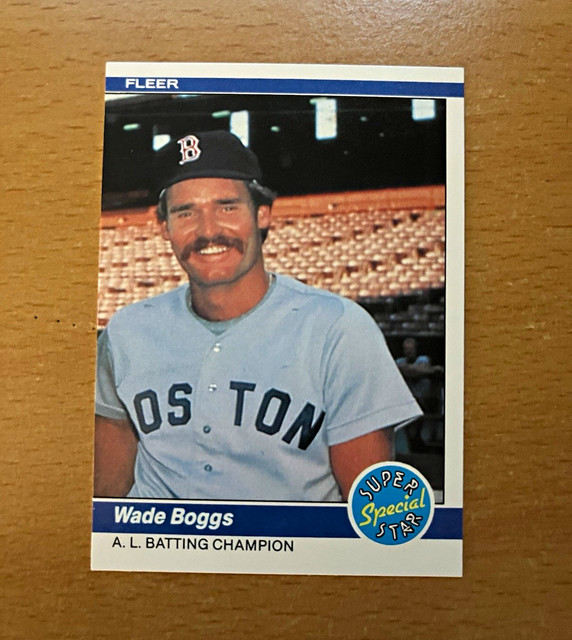 Fleer 1984 Wade Boggs Boston Red Sox #630 Super Special Star MLB Card