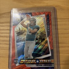 2021 Panini Rookies & Stars - Airborne Trevor Lawrence #AB-16 Red Wave (RC)