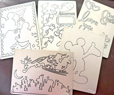 Cuttlebug Disney Cutting Die Mickey Mouse, Minnie, Love