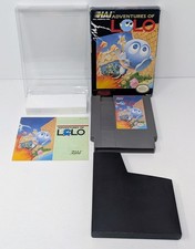 Adventures of Lolo (Nintendo NES, 1989) Complete w/ Box & Manual - Tested!