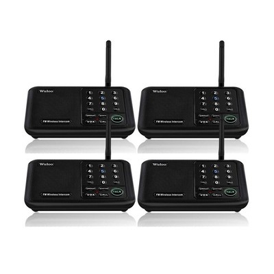 Intercoms Wireless for Home 5280 Feet Range 10 Channel 3 Code, Wireless Inter...