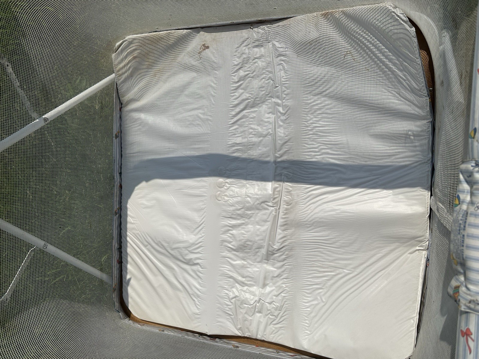 Vintage Graco Playpen Play Yard Mesh Sided Foldable Portable 80s 90s Nostalgia