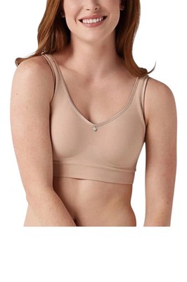 Breezies Seamless Comfort Wirefree Bra Sunbeige