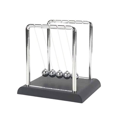 Swinging Balls Newtons Cradle Balance Balls with Base for Physics Learning