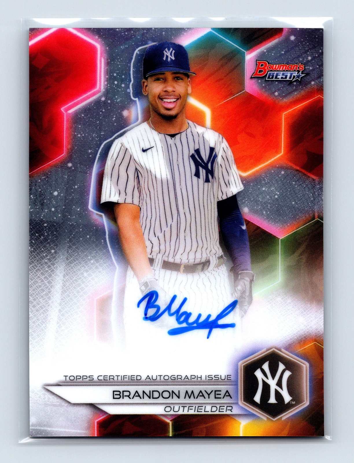 2023 Bowman's Best Brandon Mayea Best of 2023 On Card Auto