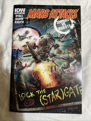 Mars Attacks Zombies Vs Robots Lock The Star Gate One Shot  