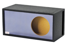12LSVB- Blue Carbon Fiber - 12" Single Vented Heavy Duty Subwoofer Box-33 hz