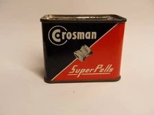 Vintage New Old Stock Crosman Super Pells .22 Cal Full Tin Can 250 Pcs Ex/Cond