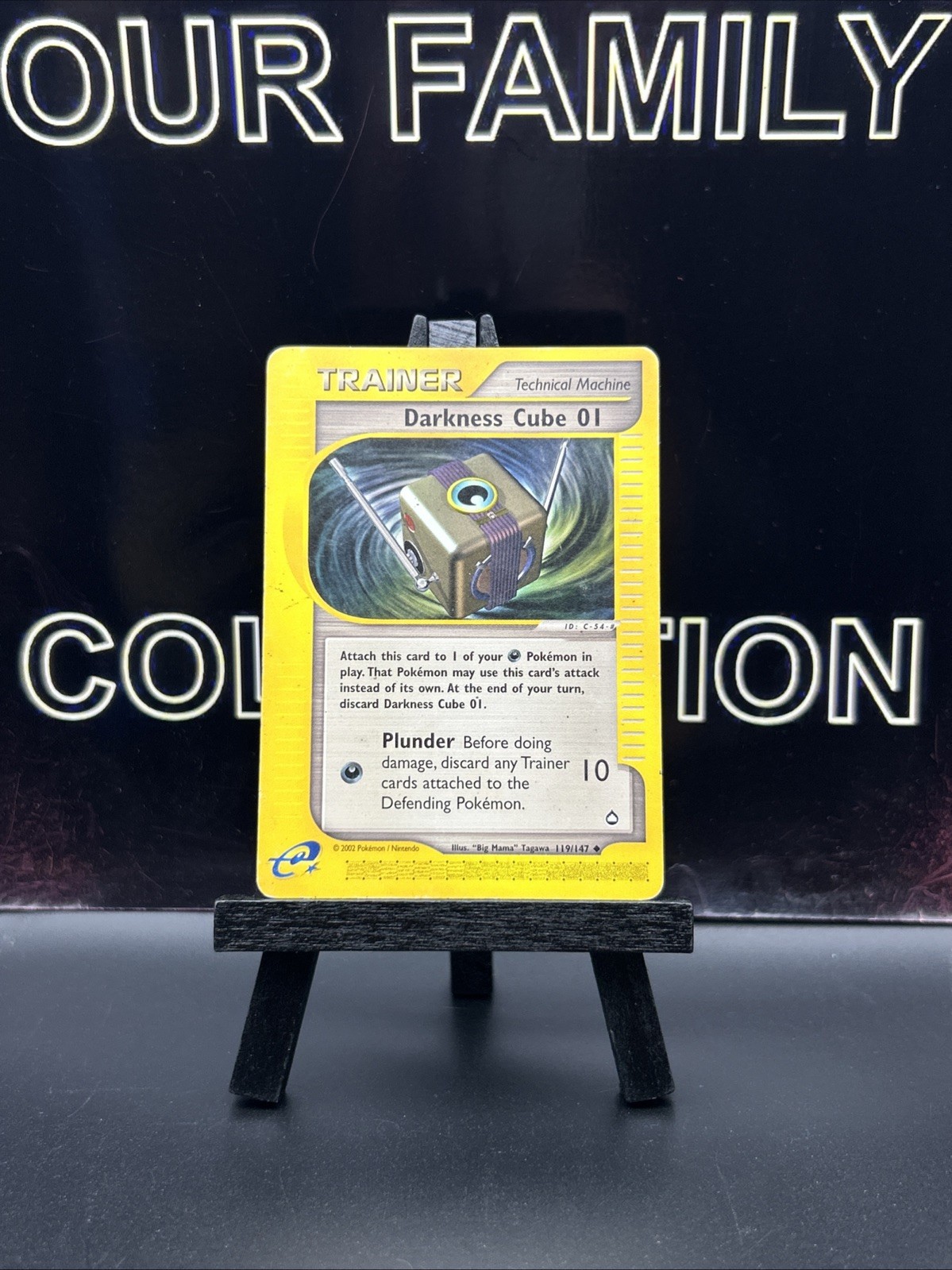 Trainer Darkness Cube 01 119/147 Aquapolis Pokémon TCG Regular Uncommon 2002 MP