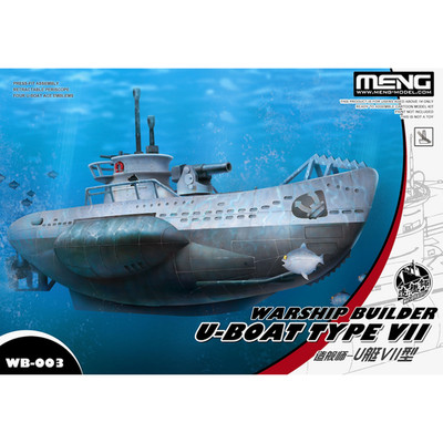 MENG Model WB-003 U-Boat Type VII (Snap-Kit)