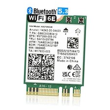 WiFi 6E AX210 NGW Wireless Card M.2 2230/NGFF WiFi 6E Laptop Module with