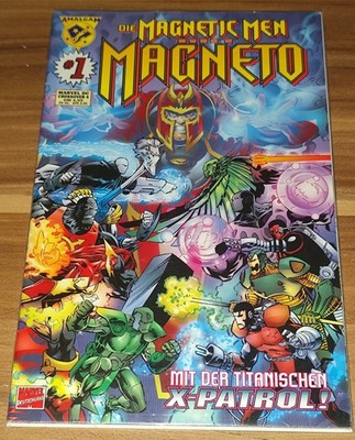 Marvel/DC Comic Crossover Nr. 4 - Die Magnetic Men mit Magneto (Amalgam #1) Z 1+