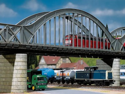Faller Zugbrücke, 1-gleisig - HO 1/87 - FALLER 120536