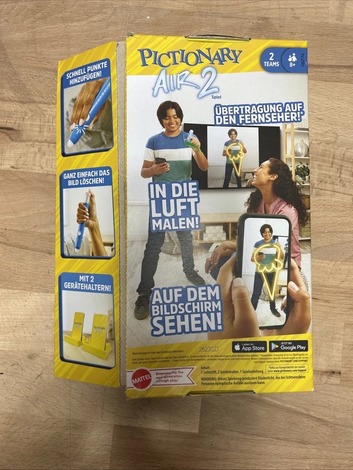 MATTEL GAMES Pictionary Air 2.0 Brettspiel B Ware - Bild 2 von 2
