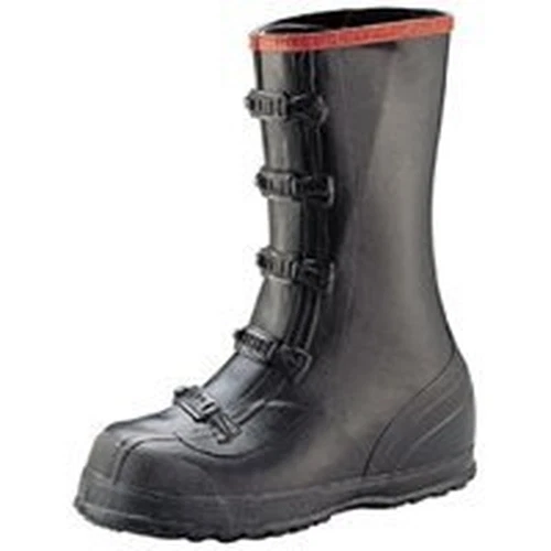 NEW NORCROSS T369 SIZE 13 OVERSHOE 5 BUCKLE BLACK RUBBER WORK BOOTS SALE 4994208