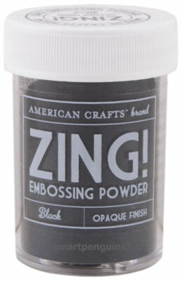 American Crafts Zing Embossing Powder Opaque Finish 27113 Black- New