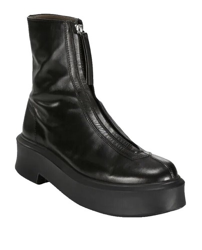BALDININI ?? MEN\'S BLACK SOFT DEER LEATHER WINTER FUR LINING FLAT BOOTIE Baldinini | Shoes | Baldinini Mens Black Soft Deer Leather  main image 4