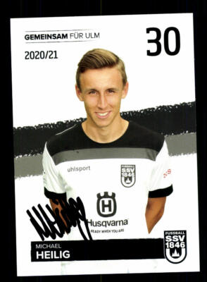 Michael Heilig autograph card SSV Ulm 1846 2020-21 original signed 